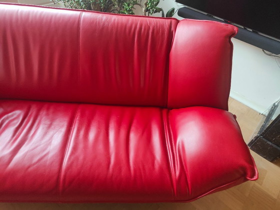Image 1 of Leolux tango 2 pers pelle rossa