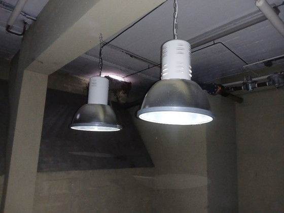 Image 1 of Cariboni Vulcano Industrie-Pendelleuchten (2x)