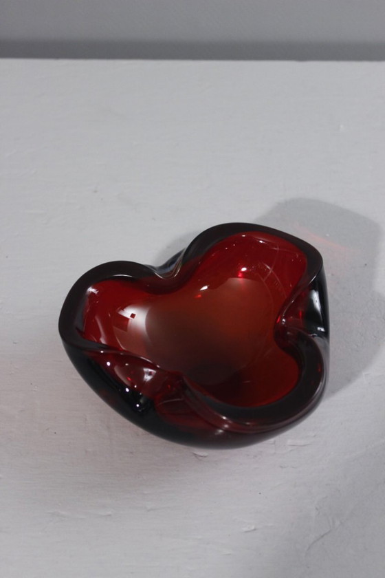 Image 1 of Vintage Murano glazen zaklepel, Toso Barovier-stijl, Italië, jaren 70