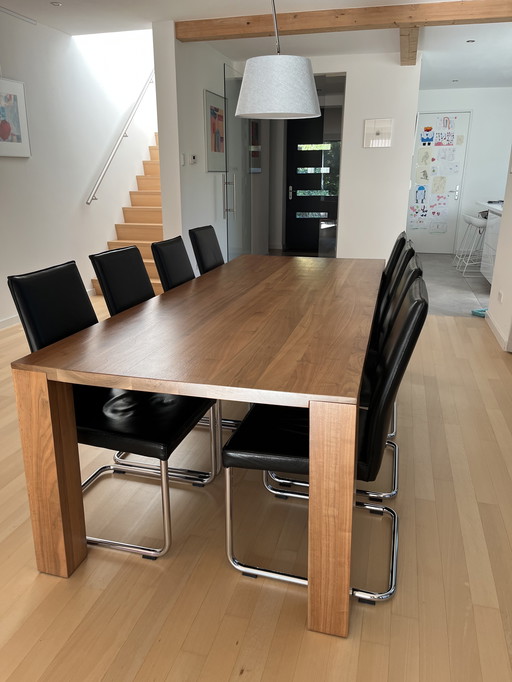 Dining Table Solid Walnut