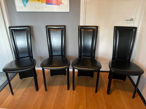 Image 1 of Leather dining room chairs