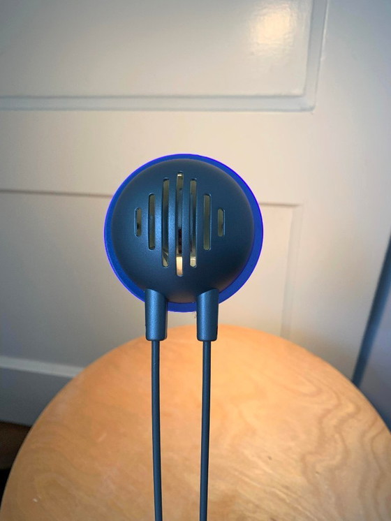 Image 1 of Faretto da parete IKEA Gruva – argento/blu, con confezione originale