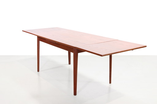 Deens design Teak verlengbare eetkamertafel