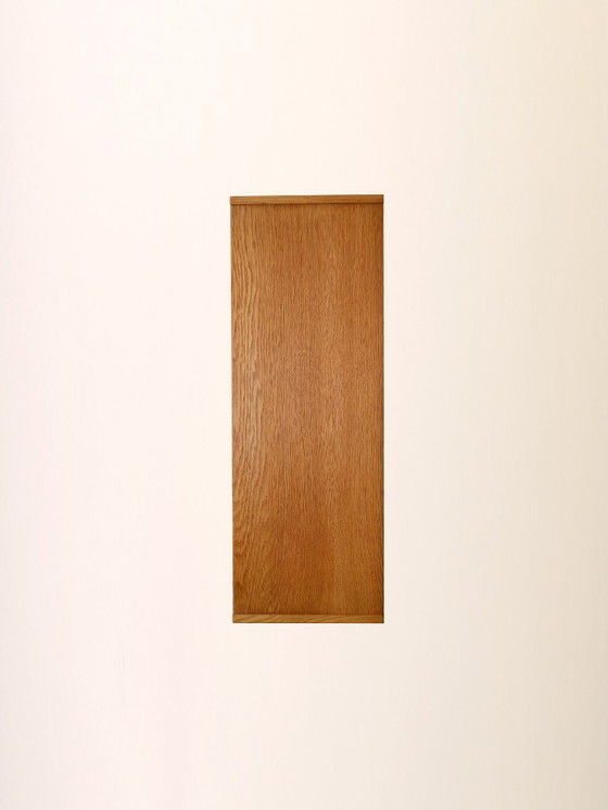 Image 1 of Vintage Scandinavische entreekast in licht teakhout