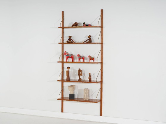 Danish Modular Shelving System in Teak Veneer from the 1970s – Bookcases, Wood (photo 3 of 16)