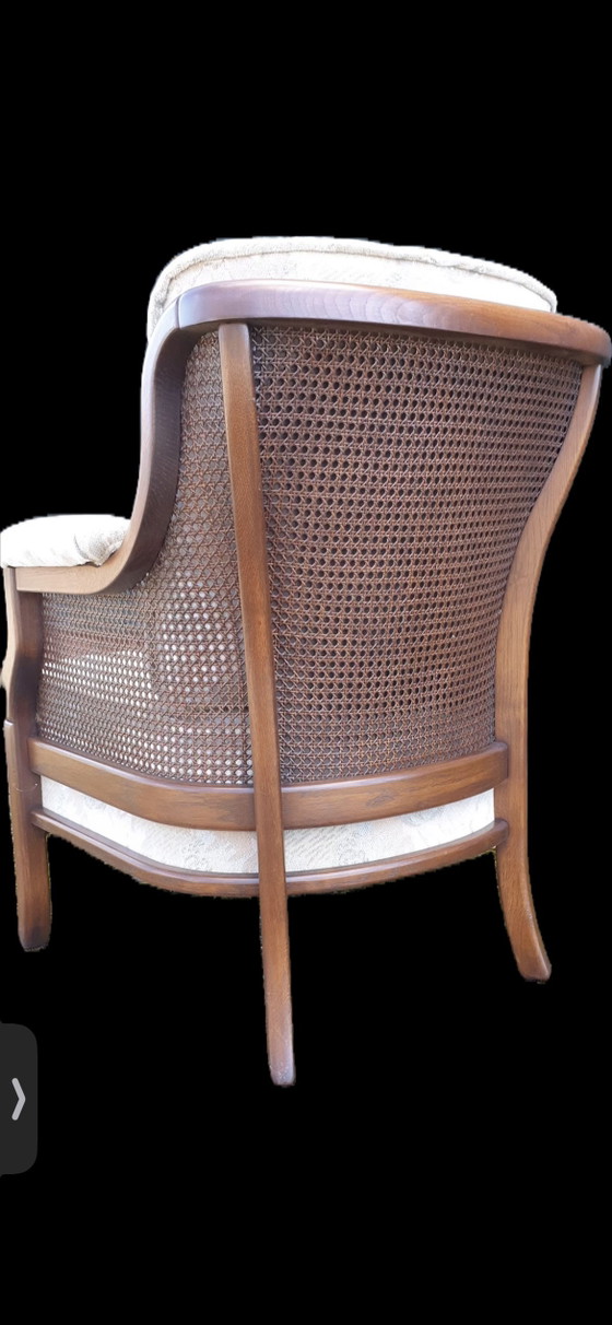 Image 1 of 4 Eichensessel mit Wollmohair