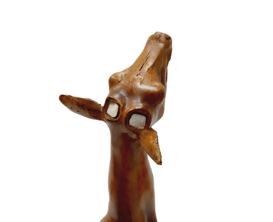 Image 1 of Große Tierdekorfigur, Harz-Reh