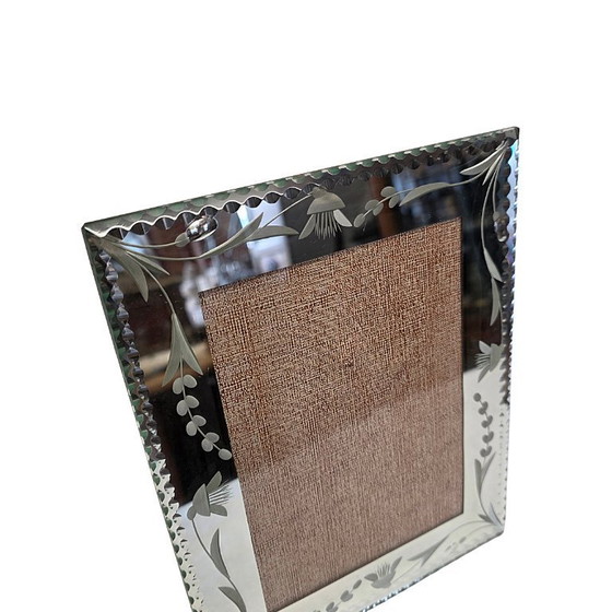 Image 1 of French Venetian-style standing photo frame, mid-20th century