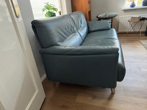 Banca Leolux Bora Balanza 2,5 zits toermalijn leer