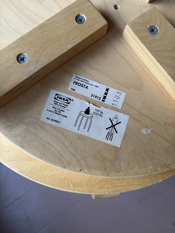 Image 1 of 3 iconic IKEA Frosta stools