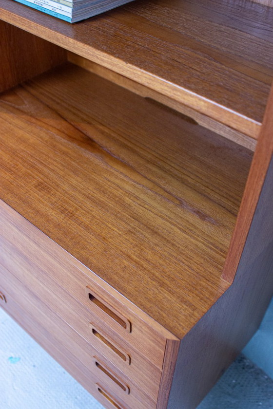 Image 1 of Vintage boekenkast, dressoir, bijzettafel, teak, Hundevad Deens