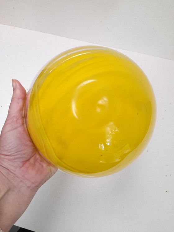 Gelbe Atoll Vide-Poche von Anna Ehrner für Kosta Boda – Dekorative Objekte, Glass (photo 3 of 5)
