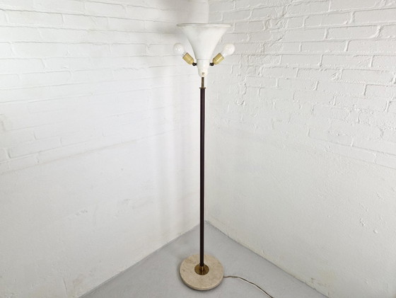 Image 1 of Lampada da terra vintage Twilight con paralume originale