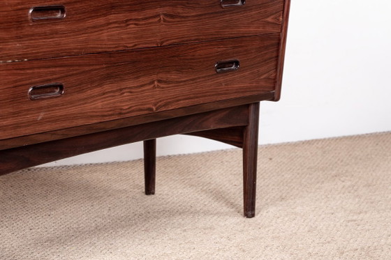 Image 1 of Secretaire, scrivania, danese in palissandro modello 37 di Arne Wahl Iversen per Vinde Mobelfabrik 1960.