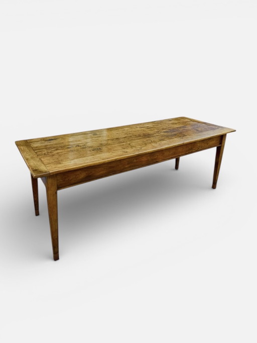 Table de salle à manger française ancienne, 233 cm