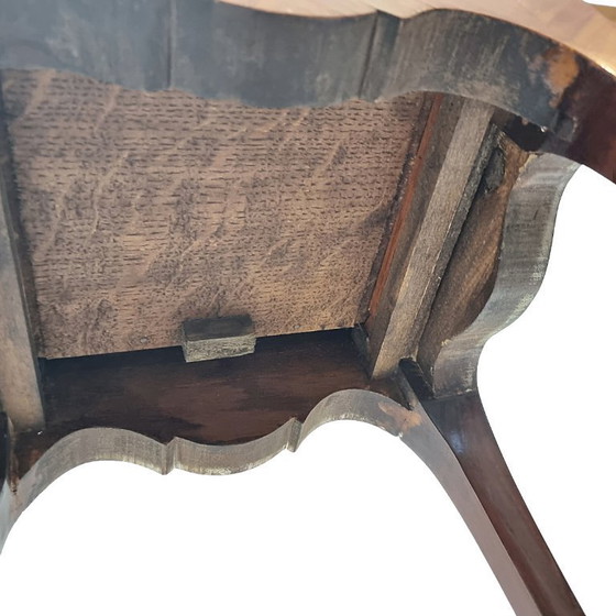 Image 1 of Louis XV style bedside table with 3 drawers, 1960s/70s