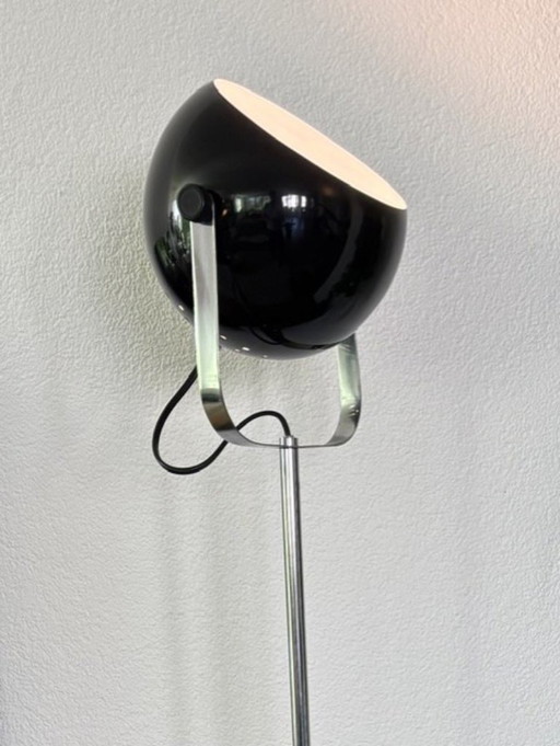 Space Age 70er Stehleuchte – vloerlampen, Metal, Chrome (photo 2 of 13)