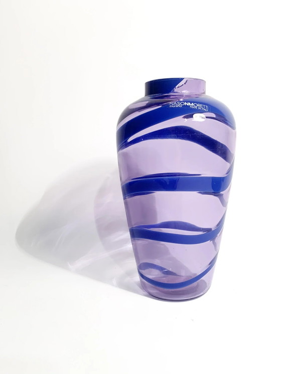 Vaso in vetro di Murano modello Snake di Nason Moretti, anni '90 – Vasi, Modern (photo 5 of 11)