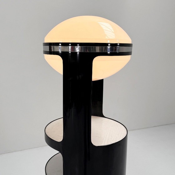 Image 1 of Rotating Bar Cabinet with Lamp in the Style of Joe Colombo, 1960s