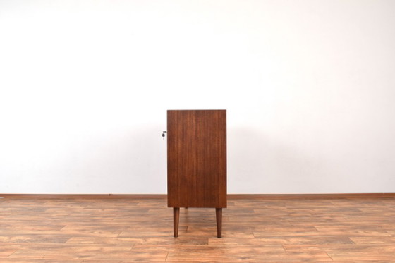 Mid-Century Danish Teak Tambour Doors Sideboard, 1960s – Wood (photo 7 of 10)