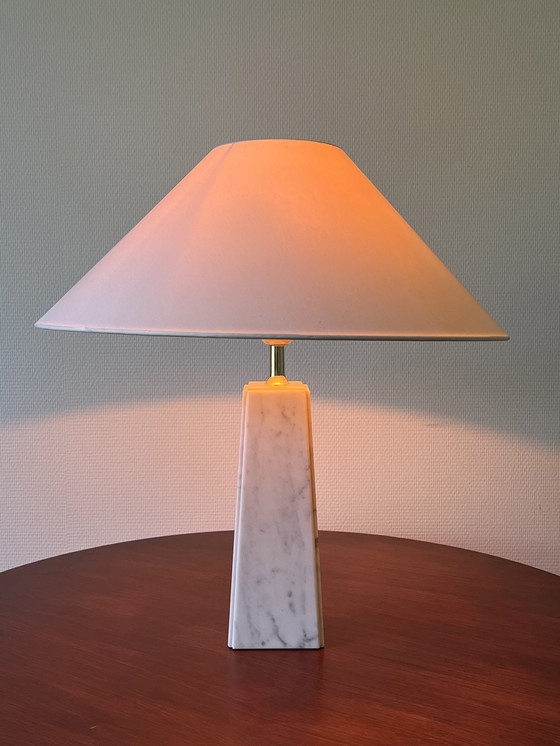 Image 1 of Vintage Marble Table Lamp