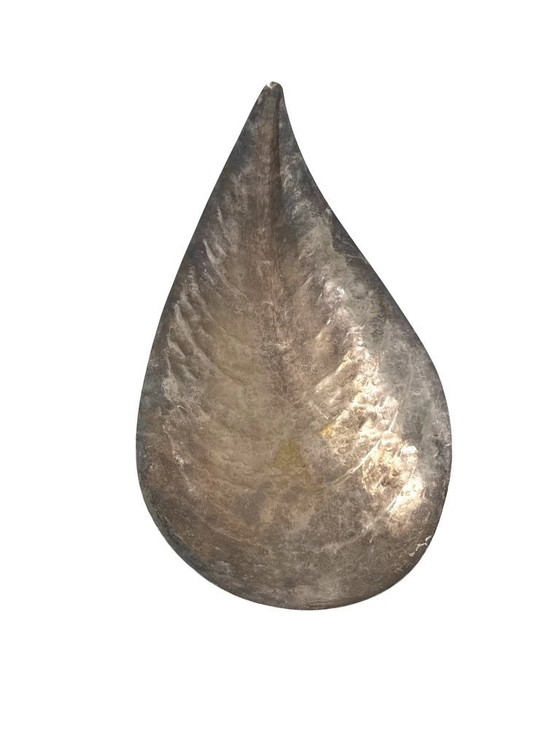 Image 1 of Silver-Plated Shell Shaped Great Bowl / Centerpiece, Renato Raddi, Italy 1970s