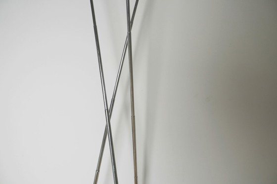 Image 1 of Lampada Kandido di Ferdinand Alexander Porsche per Luci Italia, lampada da tavolo alogena cromata anni '80