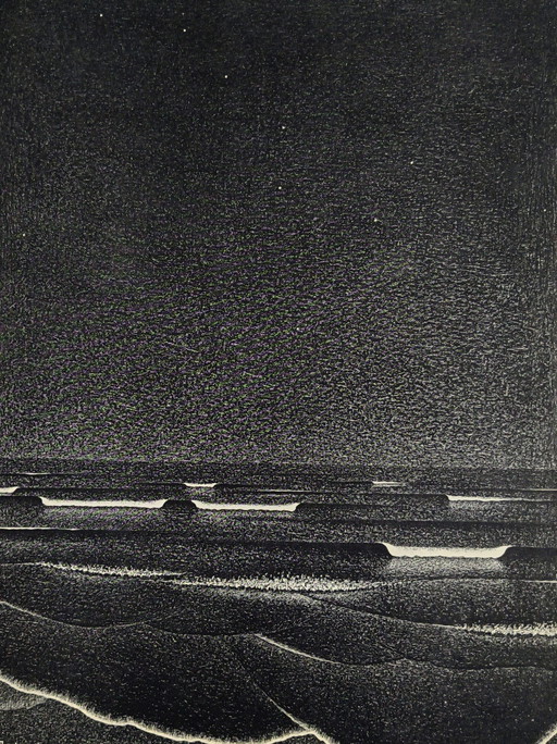 Litho van M. C. Escher. 1974