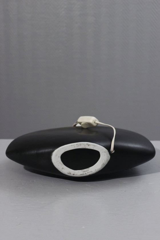 Image 1 of Vintage porseleinen lampenvoet uit Virebent, Frankrijk, jaren 80, van Pierre Lèbe