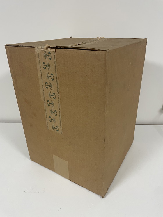 Image 1 of Novità! Lampada a sospensione a sfera in vetro ambrato Peill und Putzler degli anni '70