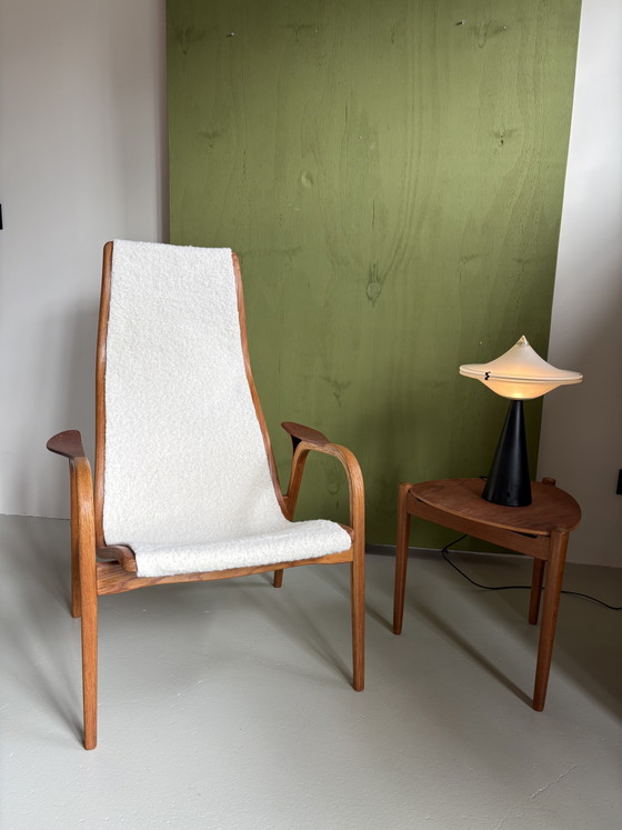 Swedese Lamino fauteuil nieuw bekleed – Wood, Wool (photo 6 of 10)