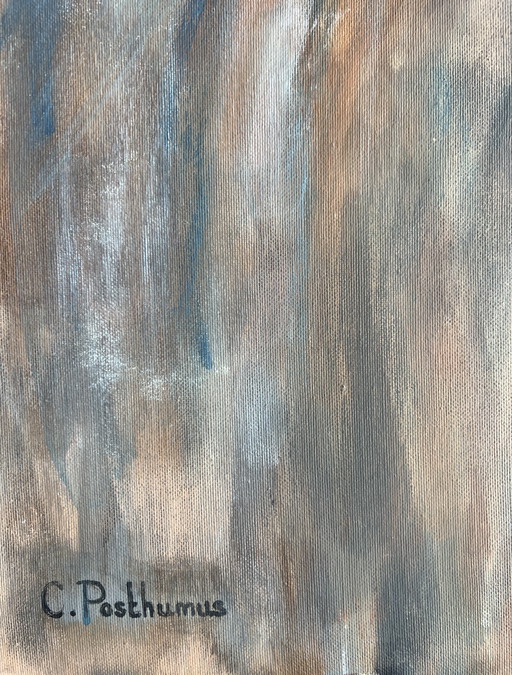 Schilderij 'Skyline NY', Corine Posthumus