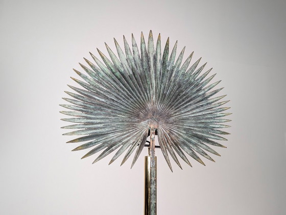 Lampadaire Valenti Fan Palm en Bronze et Laiton, années 1970 – Brass (photo 2 of 16)