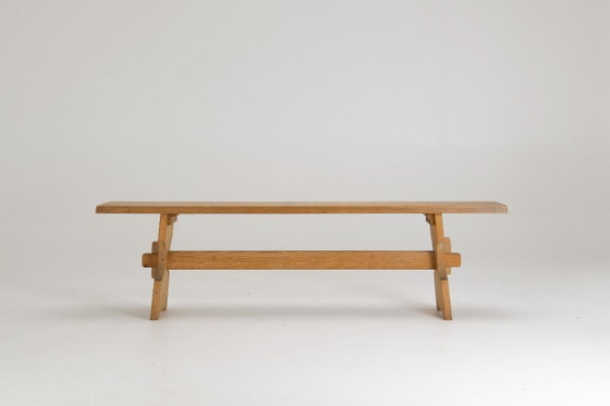 Image 1 of A pair of Mid-Century Brutalist Pine Benches
