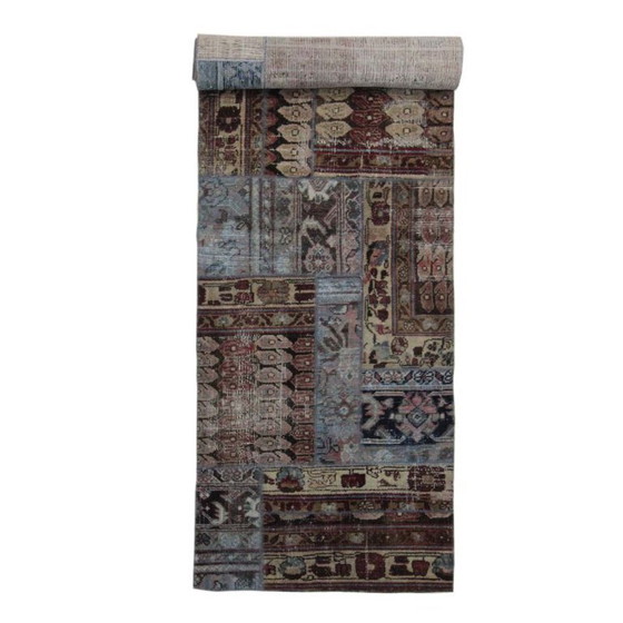 Image 1 of Persian rug patchwork carpet 320x80