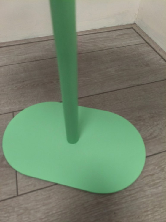 Image 1 of Green metal side table