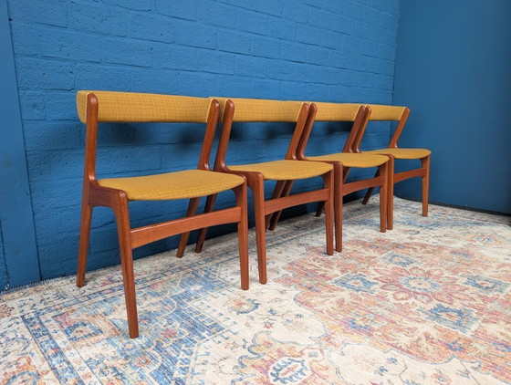 Image 1 of 4x vintage stoelen, Korup Stolefabrik model T21, jaren 60