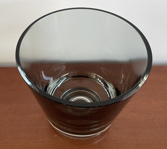 Image 1 of Nuutajärvi Notsjö Design Glass vase model 268 designed by Kaj Franck 1961 signed