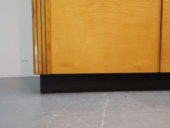 Image 1 of Armadio vintage a 3 ante, giallo/nero, anni '70.