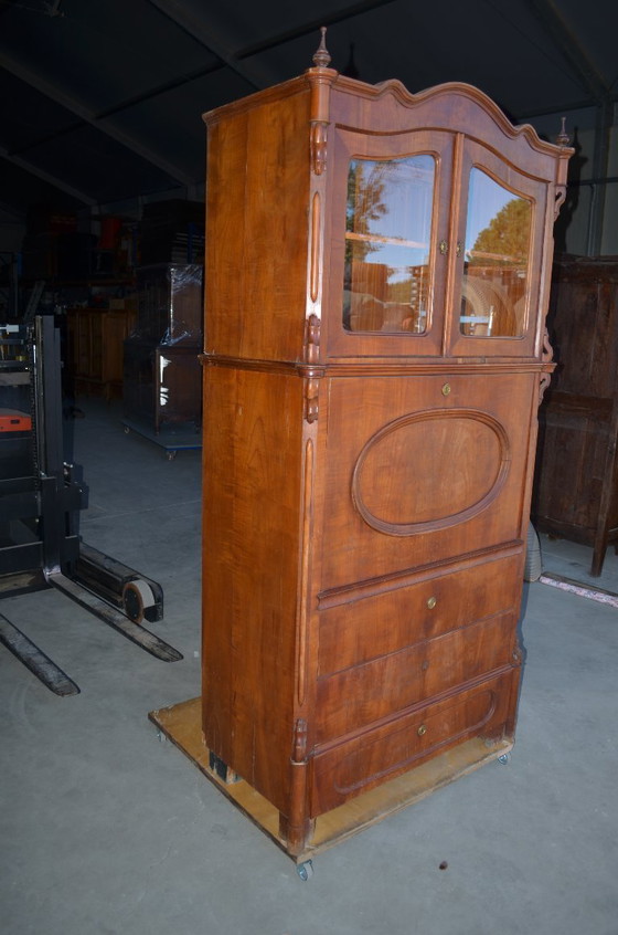 Commode vintage (années 70/80) – Meubles de rangement, Glass, Wood (photo 2 of 6)