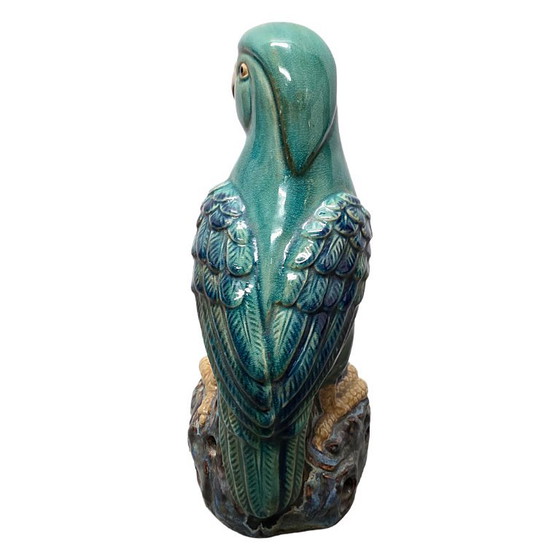 Pappagallo cinese vintage in ceramica – Oggetti decorativi (photo 4 of 6)