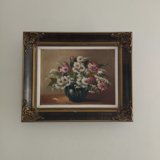 Flower bouquet painting