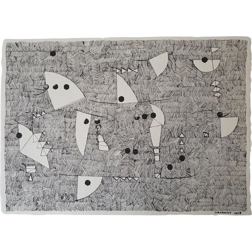 Tusche auf altem Papier n 535 - Jérémie Iordanoff, 2009