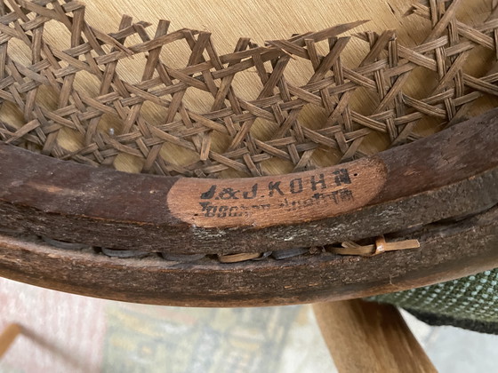 Image 1 of Twee eetkamerstoelen J&J Kohn, Wien