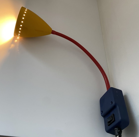 Image 1 of Vintage Happylight - Model 54013 - Memphis Stijl - Nederlands Design - Wandlamp - 1980 -