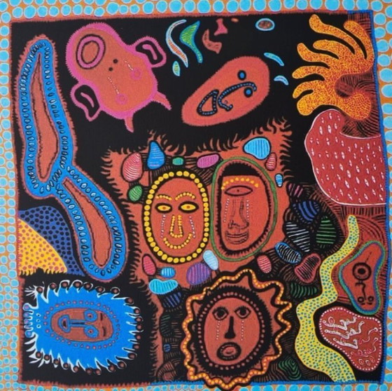 Image 1 of D'après Yayoi Kusama, Moi qui pleure..., Lithographie, années 1990