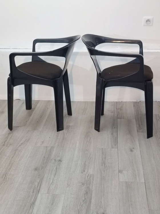 Image 1 of Coppia di poltrone disegnate da Henry Massonet per Stamp, 1974.