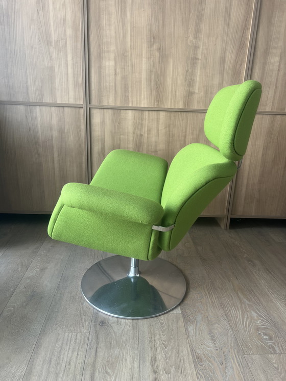 Image 1 of Artifort Tulip armchair - Pierre Paulin - Green