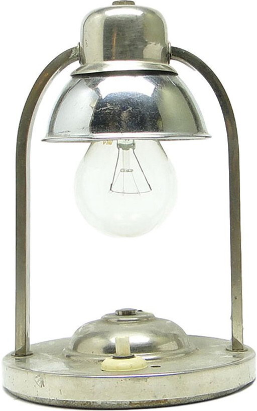 Art Deco Table Lamp, Germany, 1930s – tafellampen, Metal, Chrome
