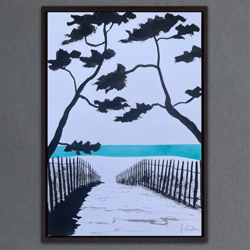 Gouache and India ink on 300g paper. 30x21cm